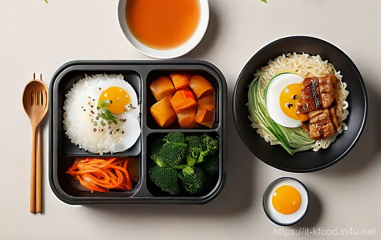 한식 밀키트 포장 디자인 트렌드 - Here are three detailed image generation prompts in English, inspired by the provided text about Kor...